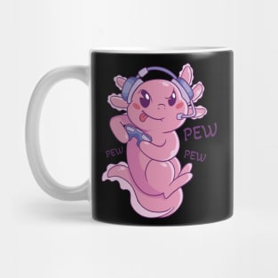 Gamer Axolotl: The Adorable Amphibian Avenger Mug